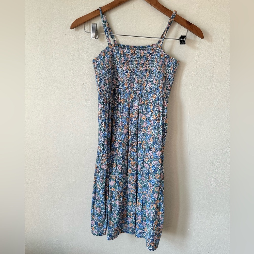 Old navy blue floral print size L (10-12)